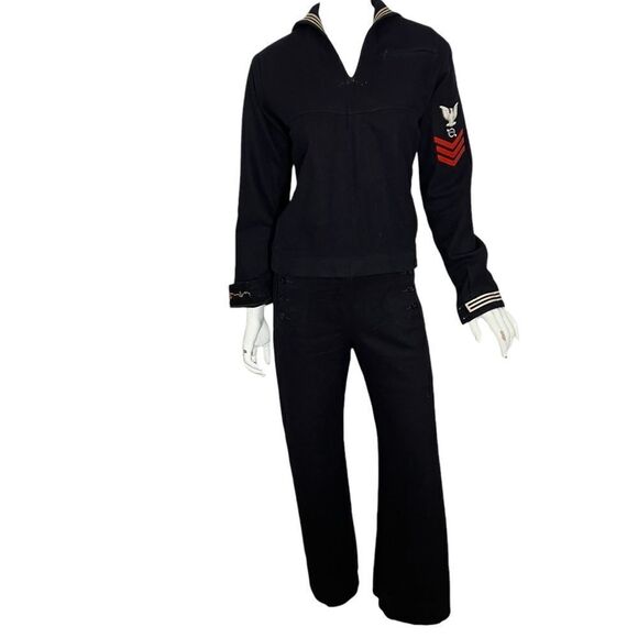 1940's/50's World War II Antique Wool Naval Uniform‎ -- S - Picture 1 of 12